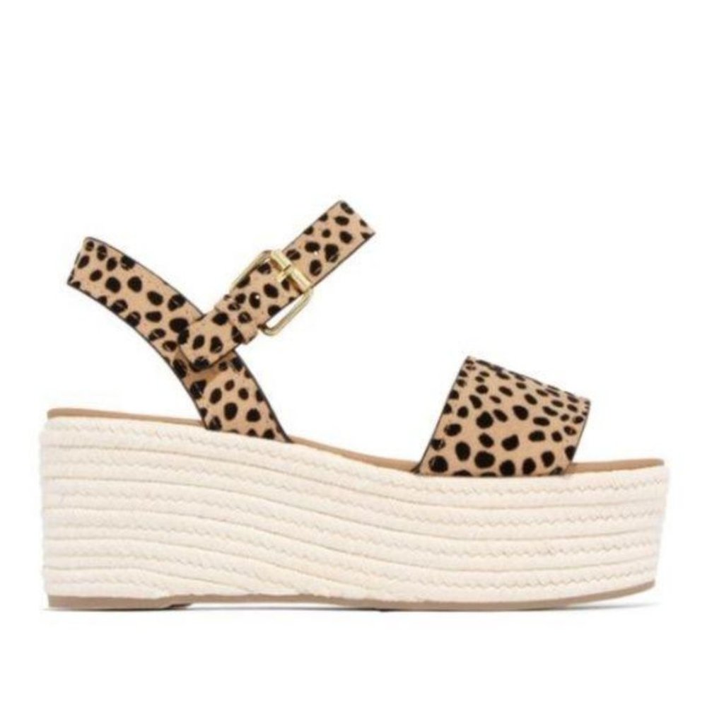 Espadrille Flatform Sandals – Leopard - Picture 2 of 6